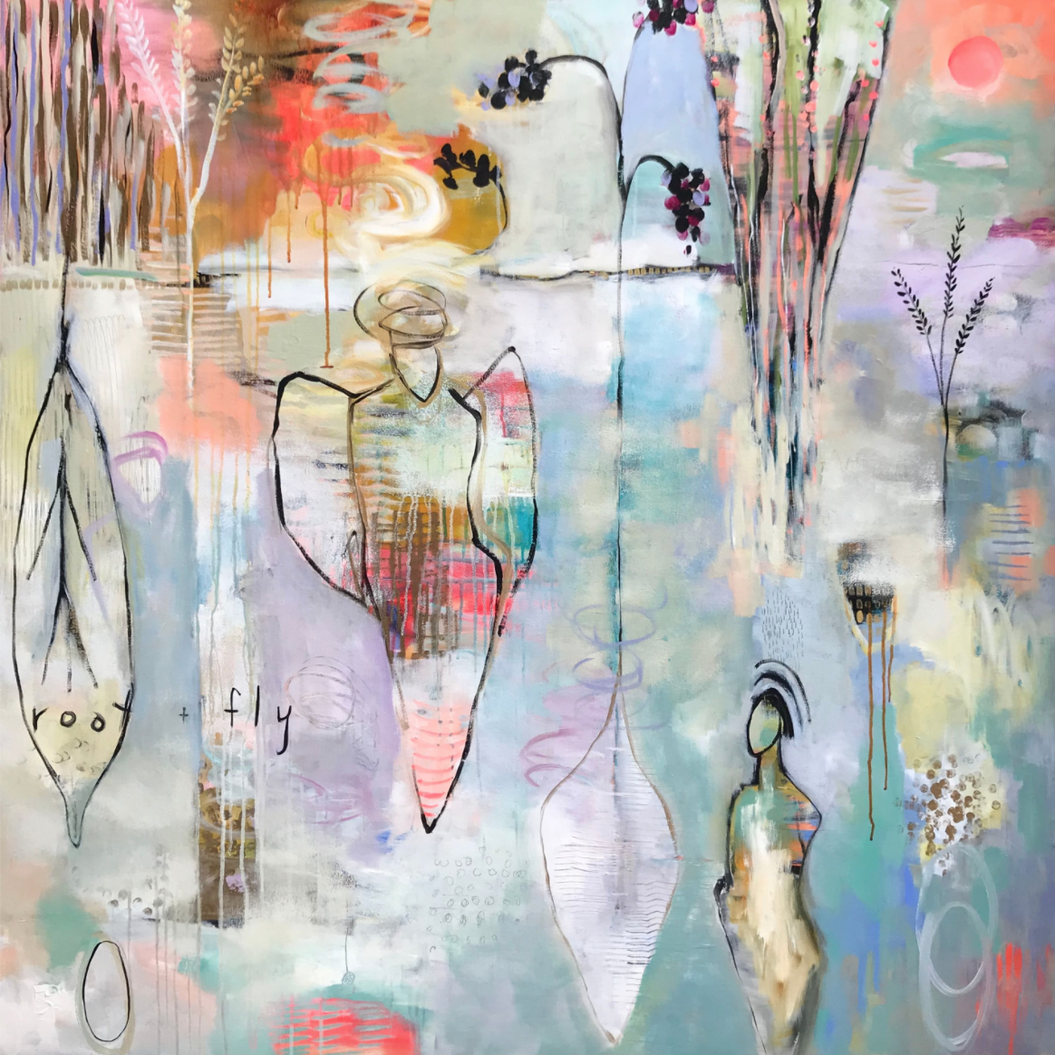 Transcend, 2020, <br>48 x 48