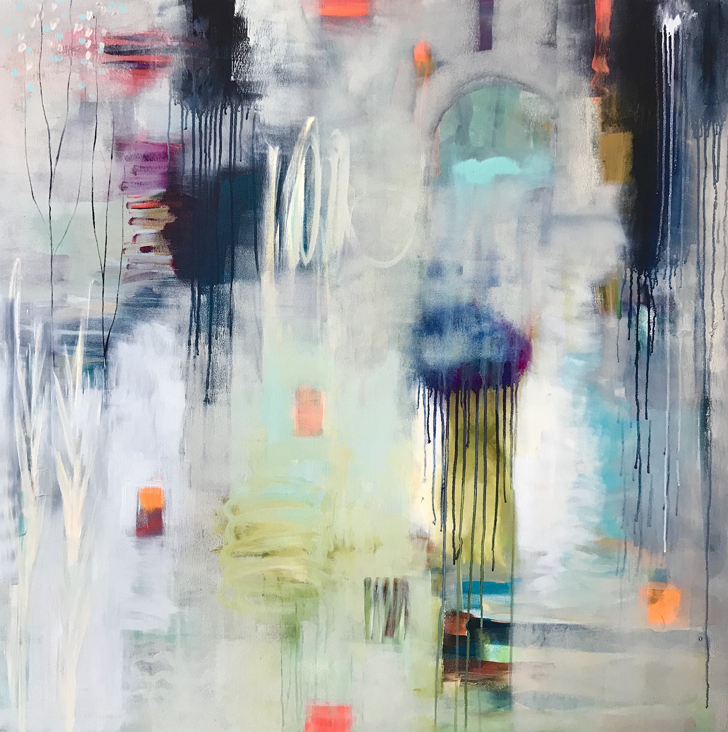 Cloud Rest, 2016, 48 x 48