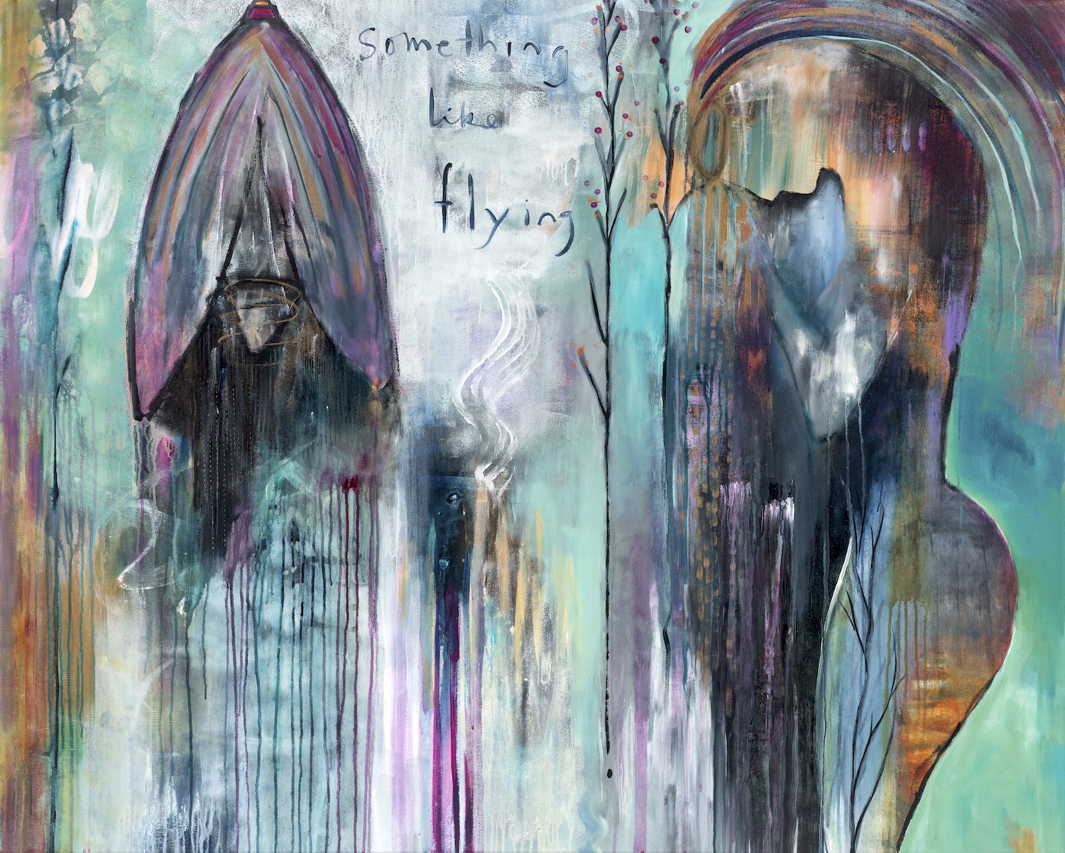 Something Like Flying, 2020, 48 x 60