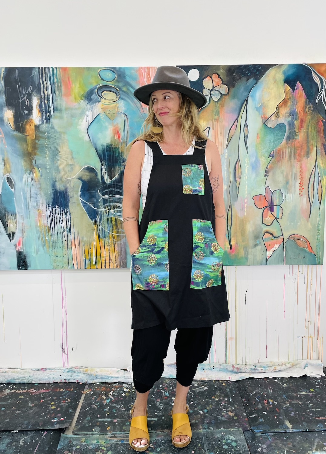 SOLD OUT: One-of-a-Kind Pinafore Apron (Medium)