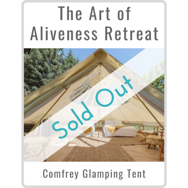 Art of Aliveness Retreat September 2022<br><small>WORK TRADE Comfrey Glamping Tent (Double)</small>