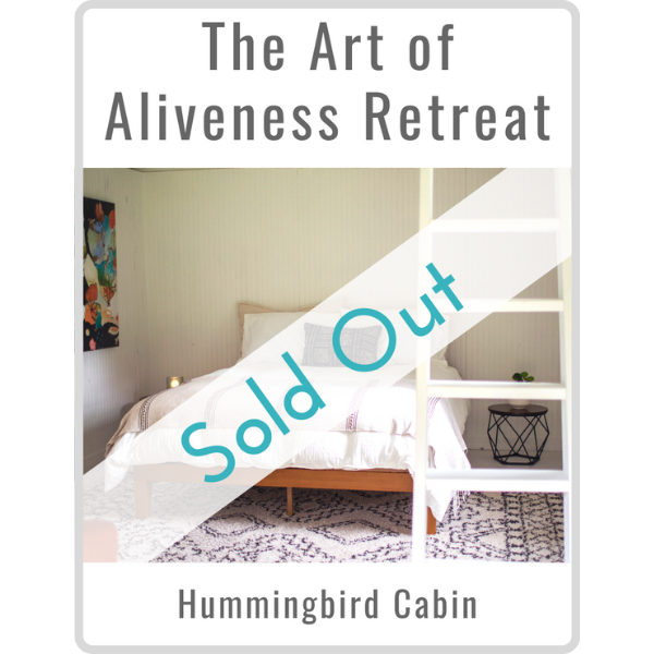 Art of Aliveness Retreat September 2022<br><small>Hummingbird Cabin (Single)</small>
