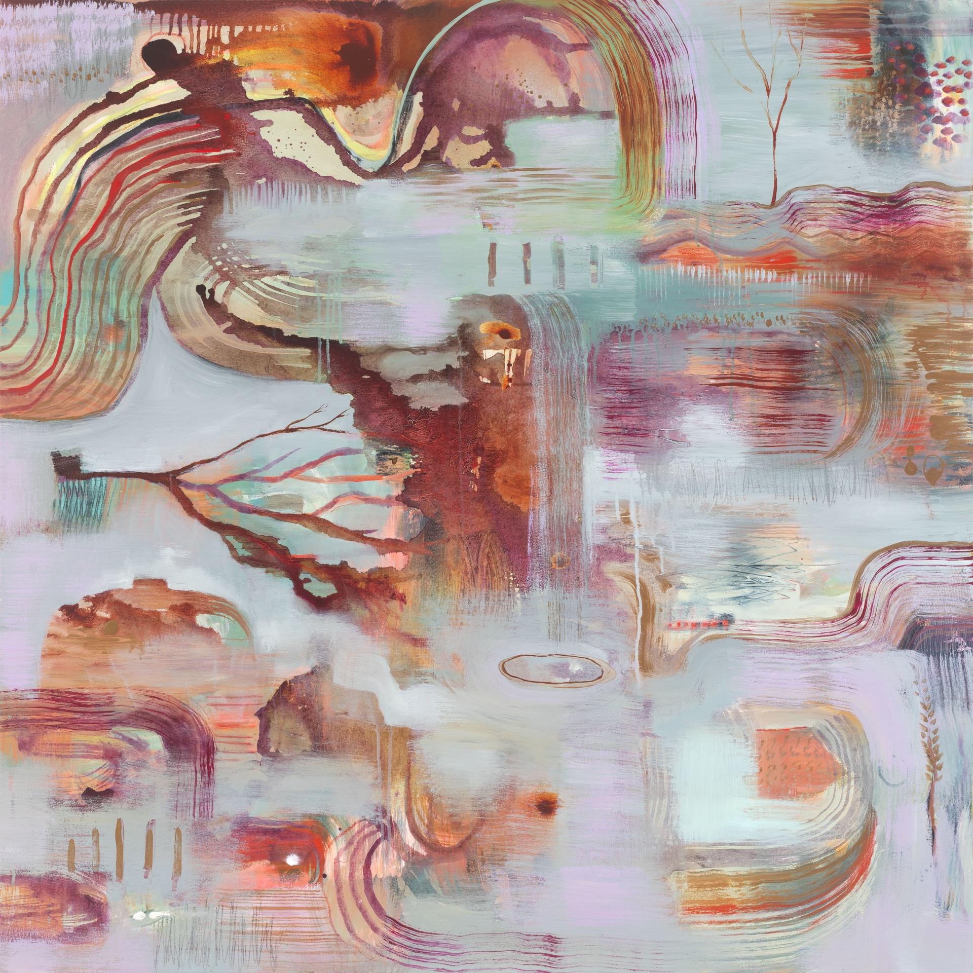 Let Love Transform, 2024 <br>48 x 48