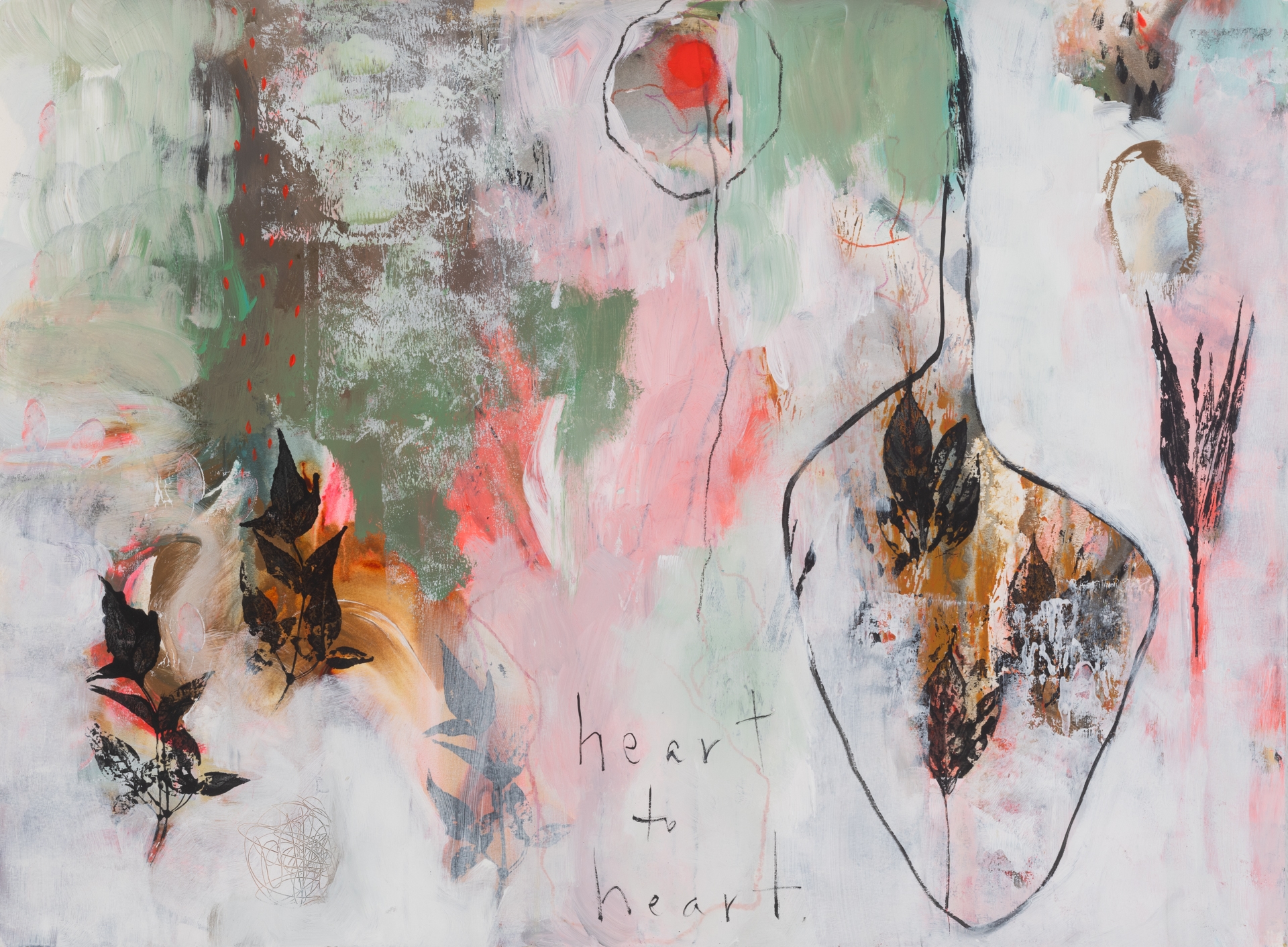 Heart To Heart, 2023 <br>22 x 30