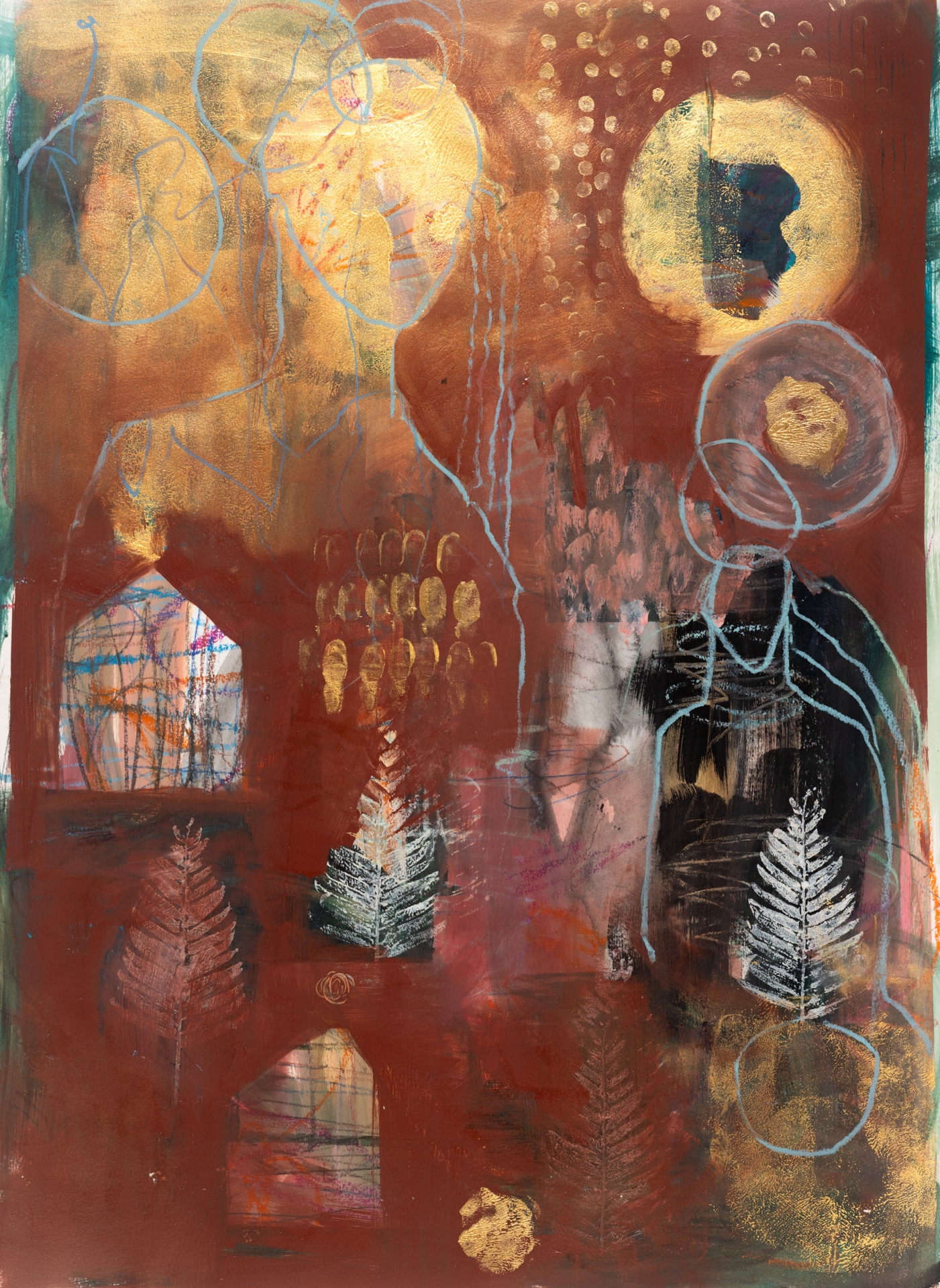 Seeing Through the Story, 2023 <br>30 x 21