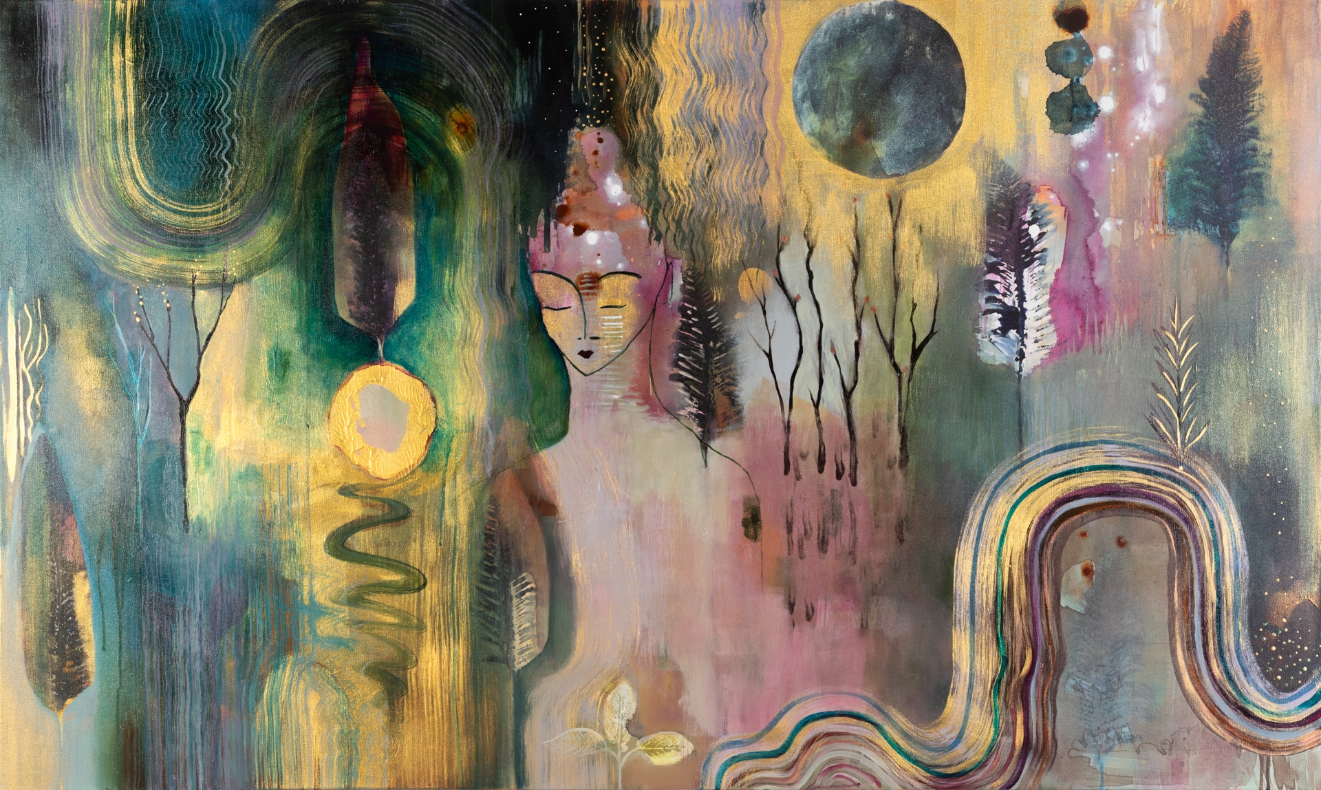 One Day You Knew, 2024 <br>36 x 60