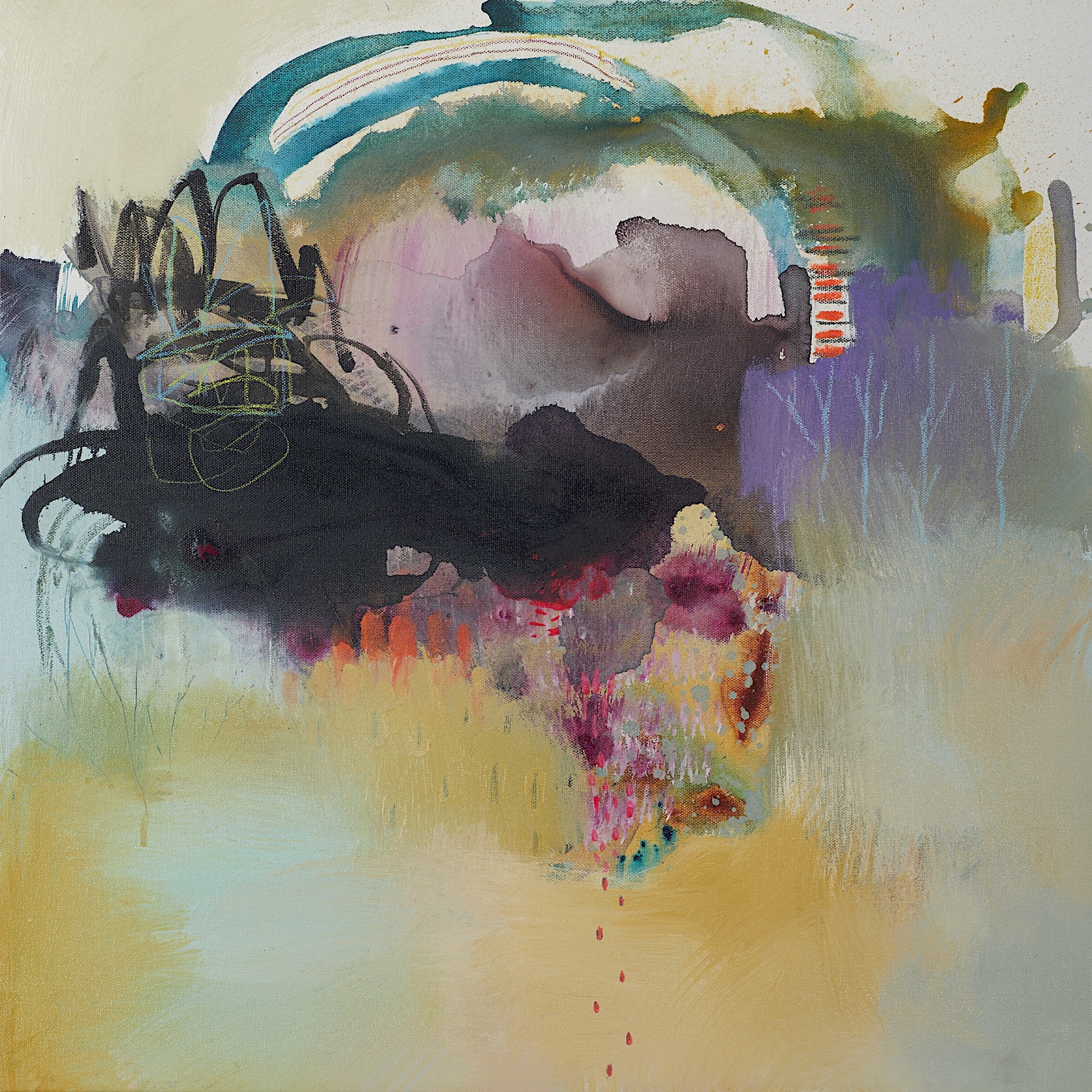 All The Way Here, 2024, <br>24 x 24