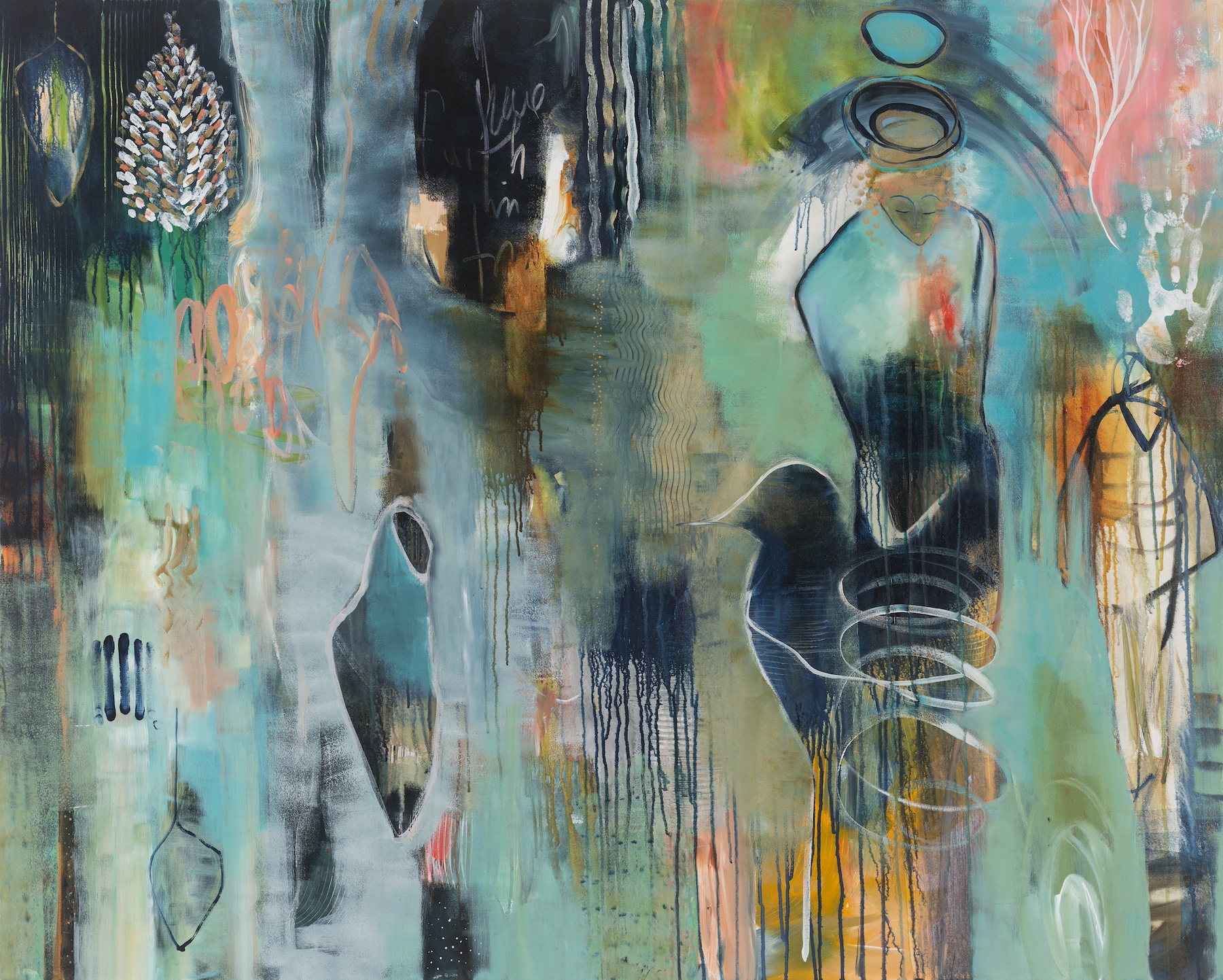 One With You, 2021, <br>48 x 60