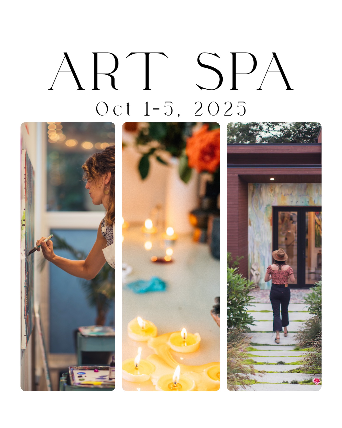 ArtSpaRetreat<br><small>October 1 - 5, 2025</small>