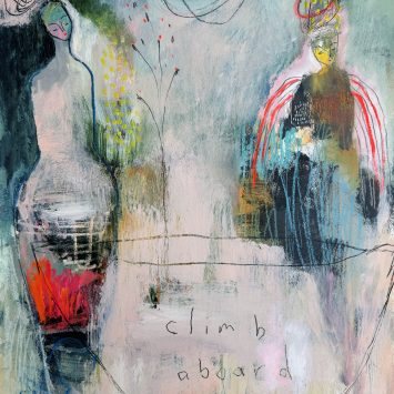 Climb Aboard, 2025, <br>30 x 22