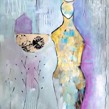 Gathering Stillness, 2023, <br>30 x 22